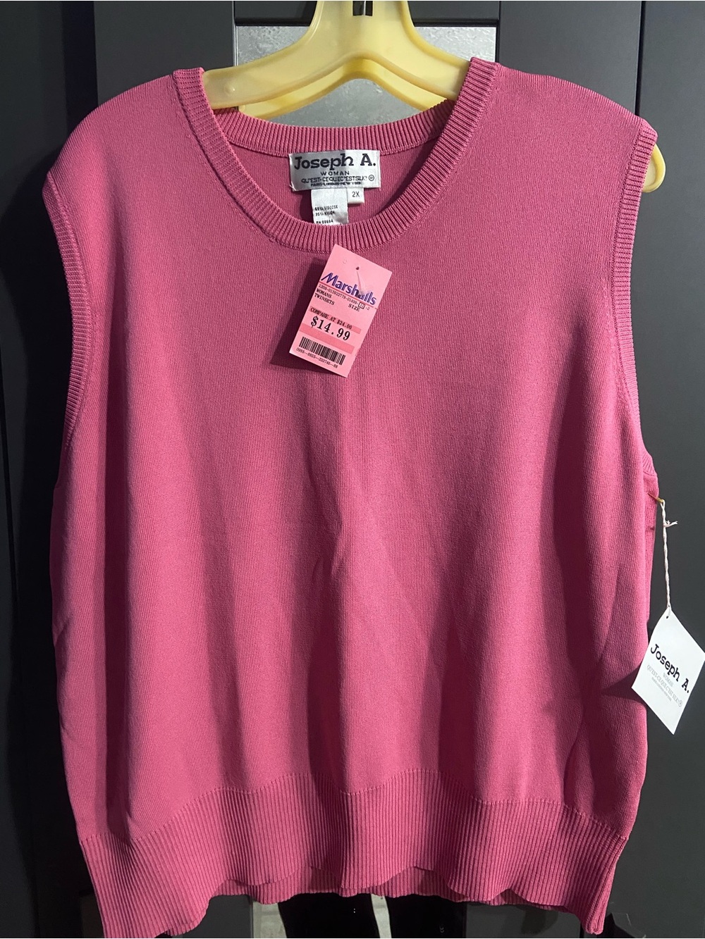 Joseph Pink Knit Crewneck Sweater Top